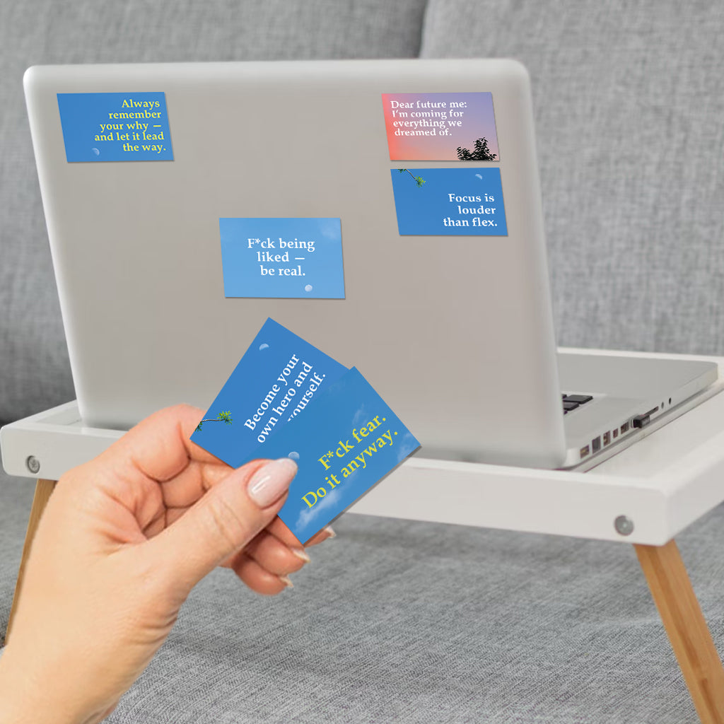 205Pcs Badass Affirmation Stickers for Adults - Pack Daily Motivational and Inspirational Affirmations for Gifts for Women, Best Friend, and Self Care for Laptop Water Bottle Scrapbooking Journals