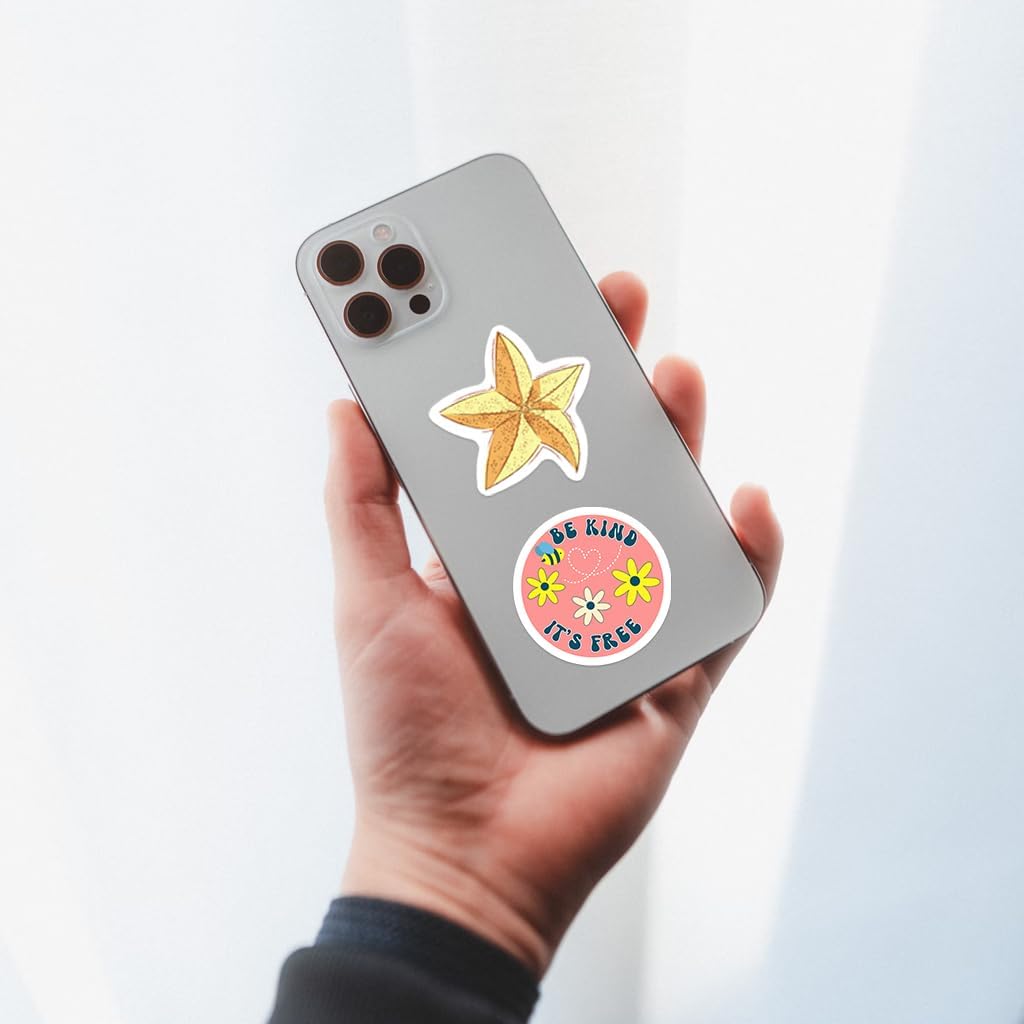 120 PCS Holographic Preppy Beach Stickers for Laptops, Water Bottle, Phone, Cups, Mugs, Hydro Ocean Cute Aesthetic Preppy Sticker Pack for Girls (120)