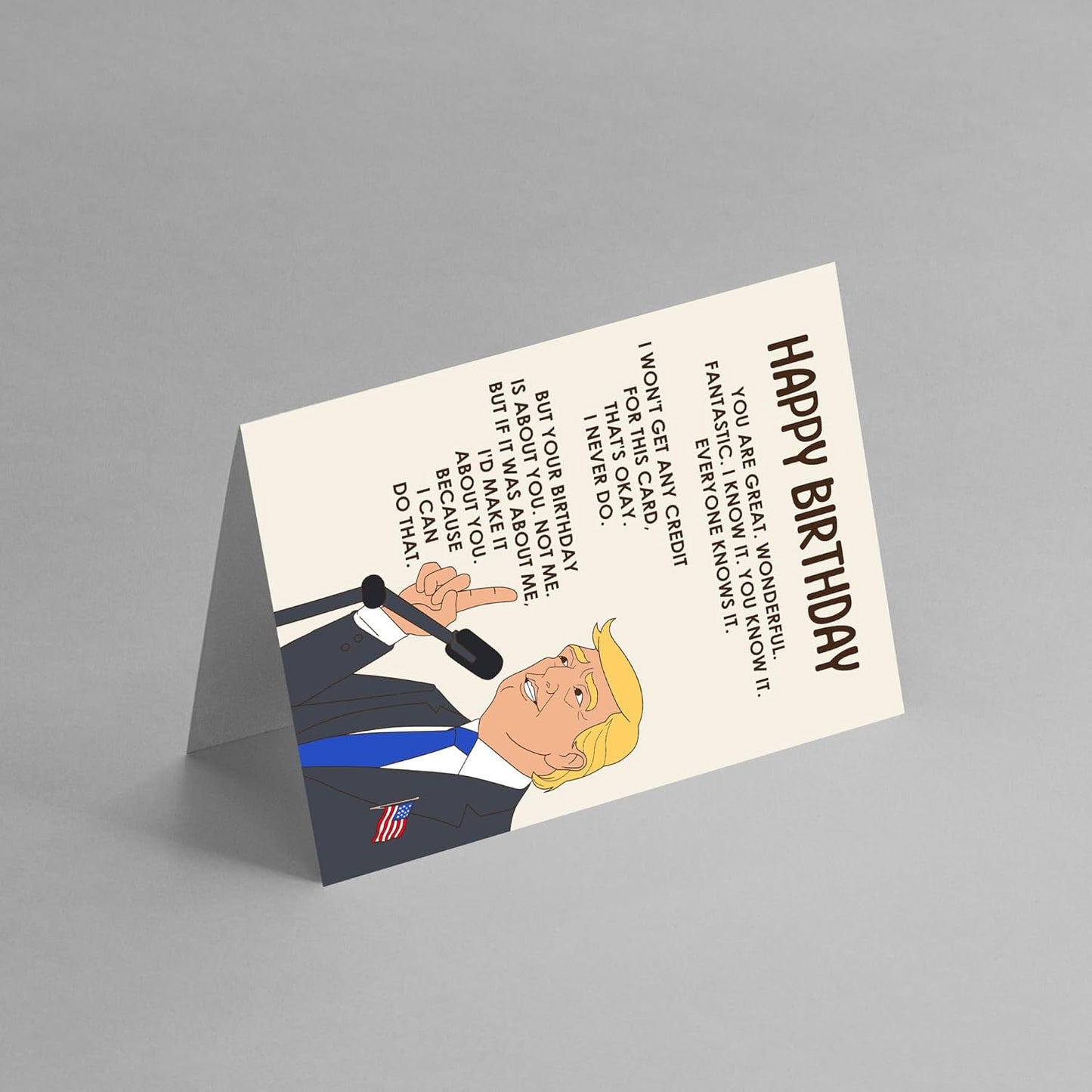 Happy birthday - Funny Birthday Card – Hilarious Happy Birthday Cards for Men, Women, Dad, Mom, Brother, Sister, Friends & Family – Unique Greeting Card for Birthday Gifts & Party Decorations