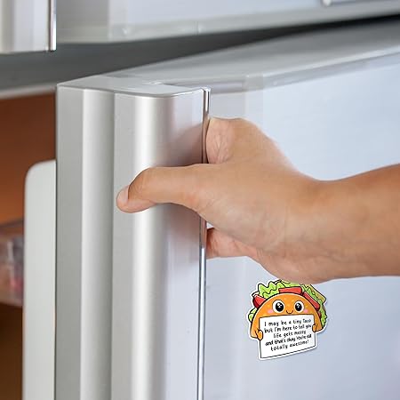 16PCS Emotional Support Animal Fridge Magnets – Uplifting Affirmation Gifts for Kids, Refridgerator Cabinet Door Dishwasher for Home/Office Decoration, Children