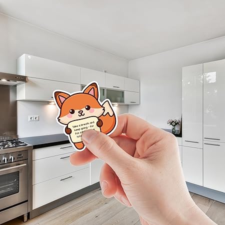 16PCS Emotional Support Animal Fridge Magnets – Uplifting Affirmation Gifts for Kids, Refridgerator Cabinet Door Dishwasher for Home/Office Decoration, Children