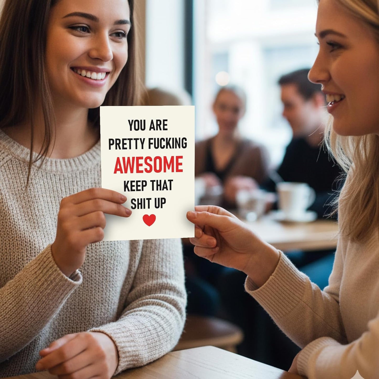 You are pretty fucking awesome keep that shit up - Funny Birthday Card – Hilarious Happy Birthday Cards for Men, Women, Dad, Mom, Brother, Sister, Friends & Family – Unique Greeting Card for Birthday Gifts & Party Decorations