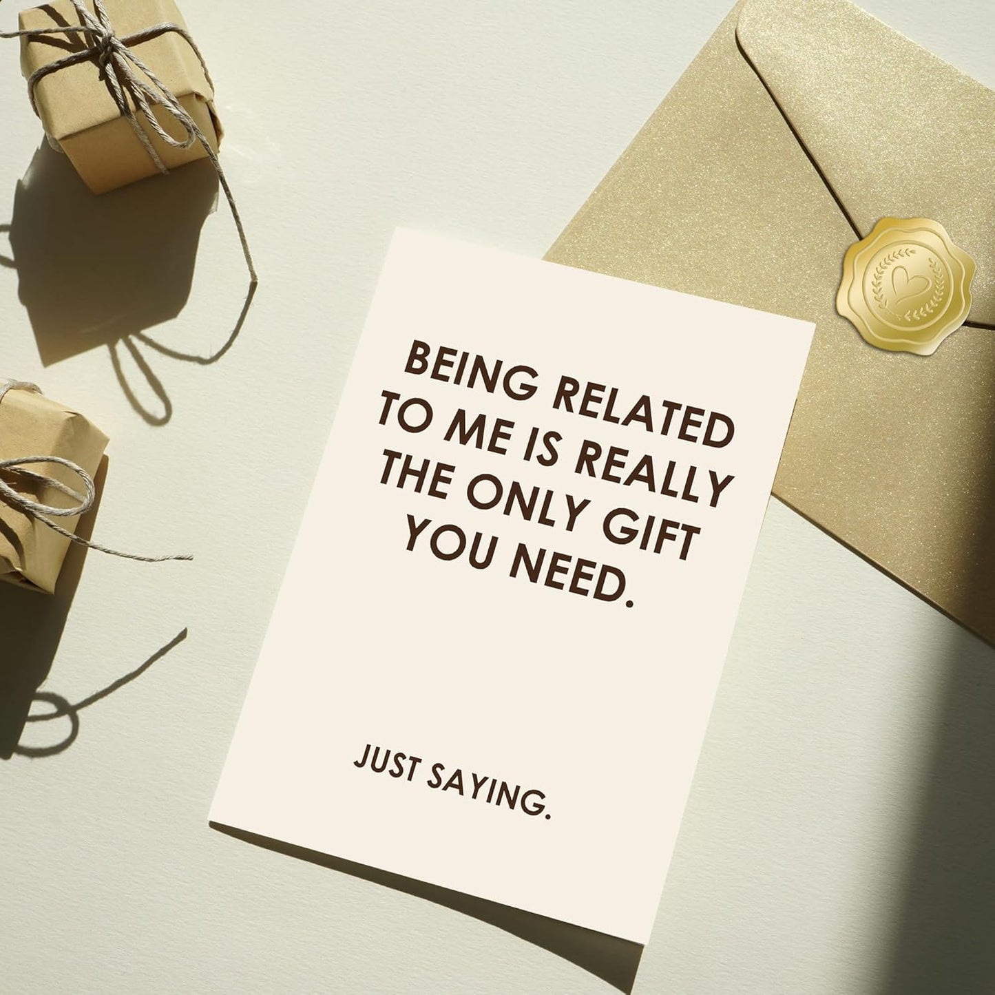 Being Related To Me Is Really - Funny Birthday Card