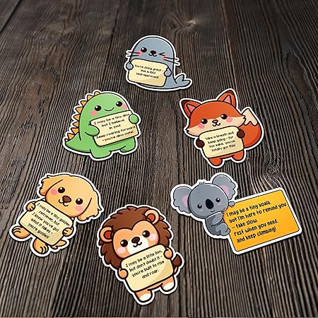 16PCS Emotional Support Animal Fridge Magnets – Uplifting Affirmation Gifts for Kids, Refridgerator Cabinet Door Dishwasher for Home/Office Decoration, Children