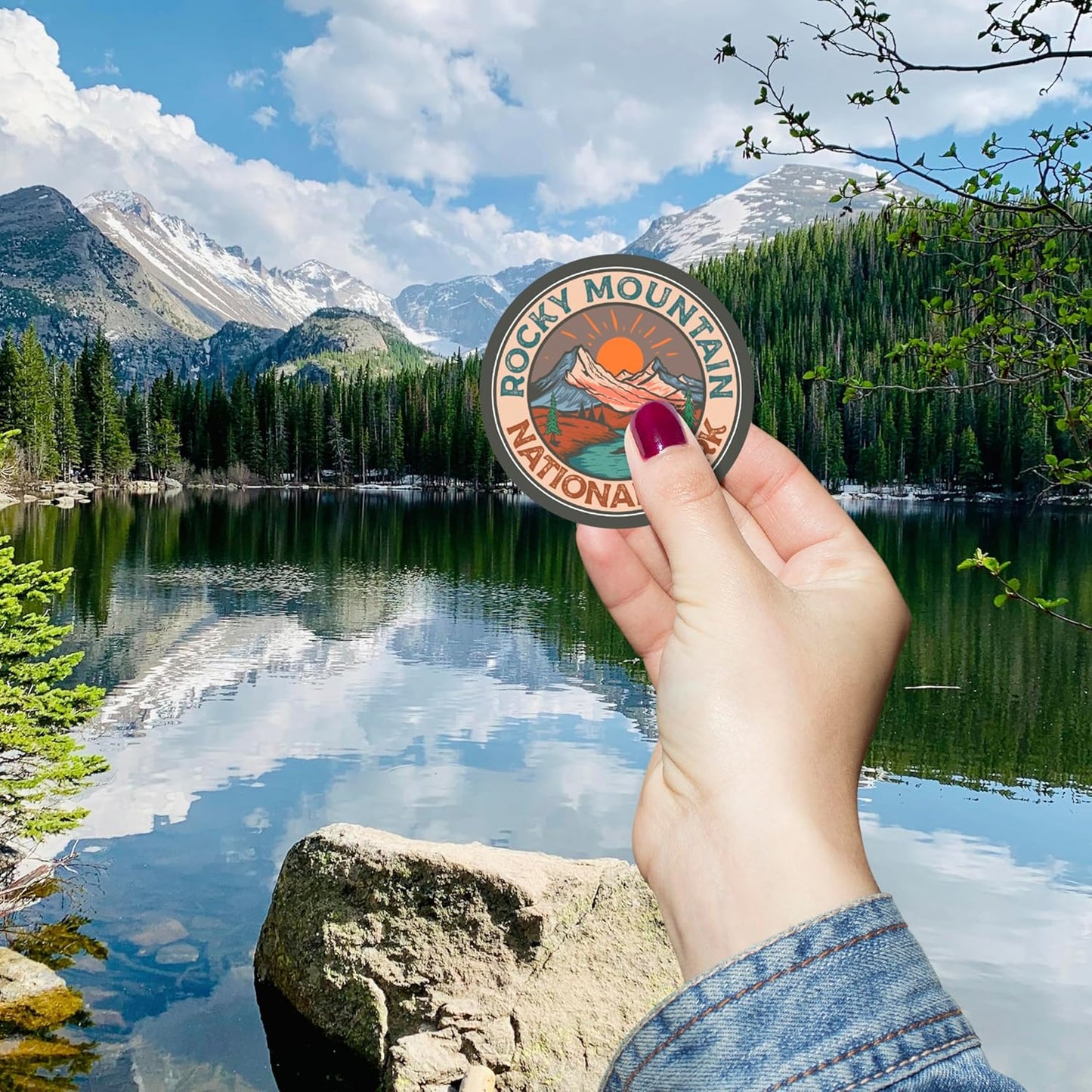 156 Pcs National Parks Sticker Pack, Outdoor Nature Camping Hiking Inspired Waterproof Vinyl Decals for Water Bottles Laptop Car, Travel Adventure Partks Sticker
