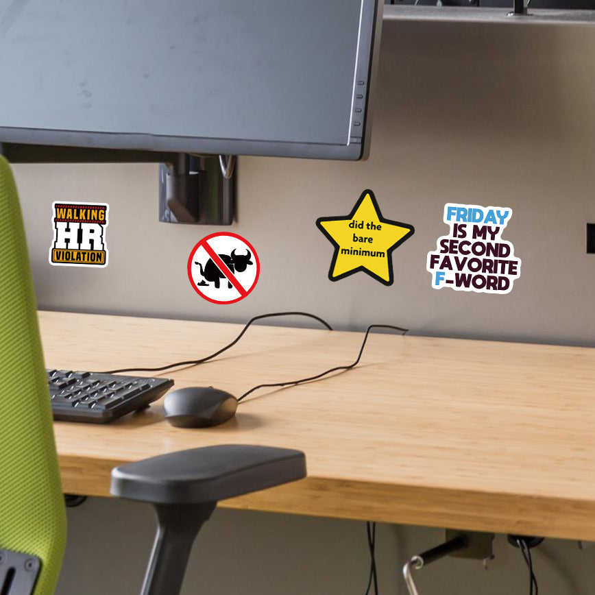 130 Pcs Funny Saying Stickers for Adults Quote Water Bottles Stickers Pack Waterproof Cool Accessory for Laptop, Bumper, Phone, Hard Hats, Wall, Window Decals
