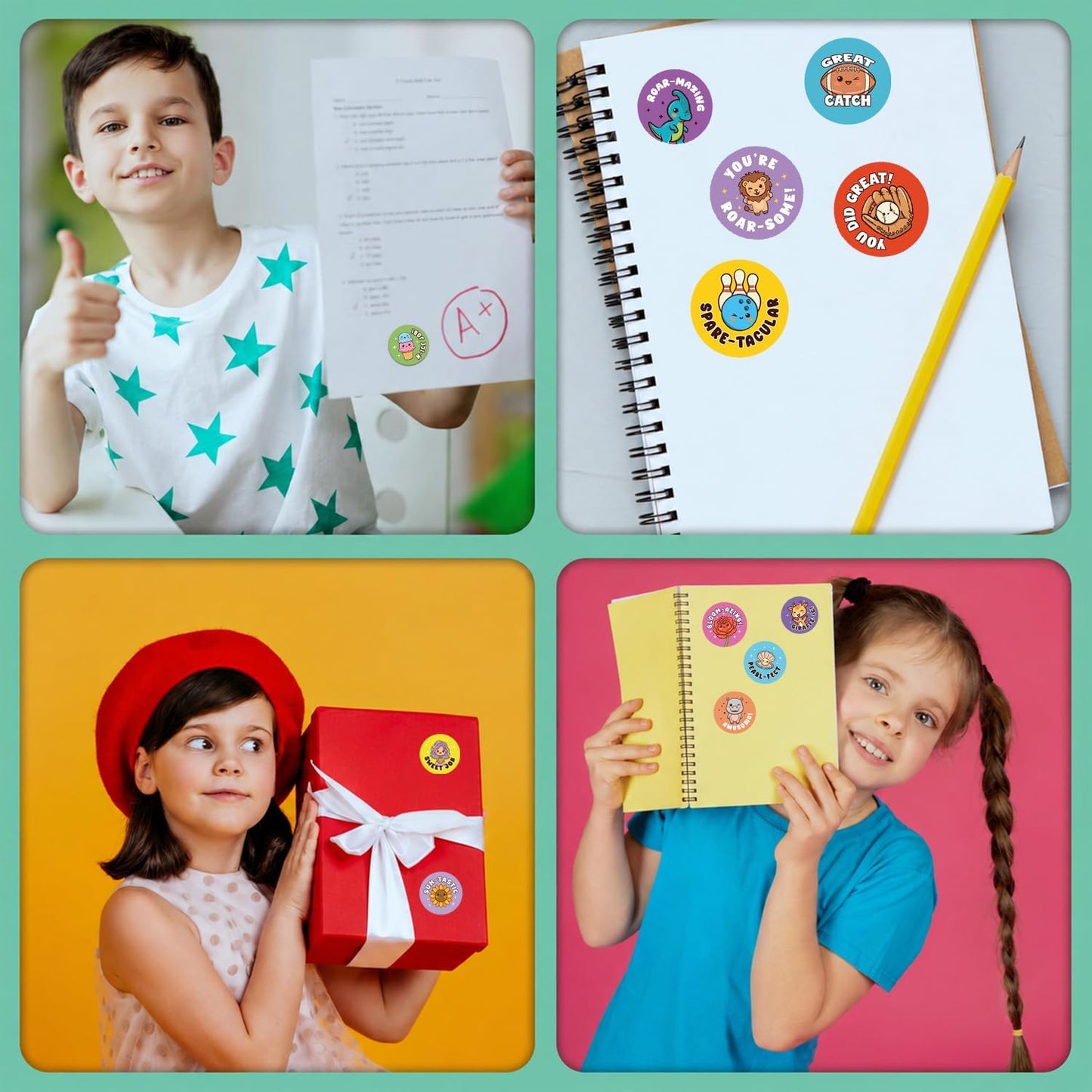 1700 PCS Scratch and Sniff Stickers for Kids by Puraesla- 15 Unique Scents, Scented Reward Stickers for Teachers, Classroom Prizes, Motivational Stickers, Kids Rewards, Back to School Supplies