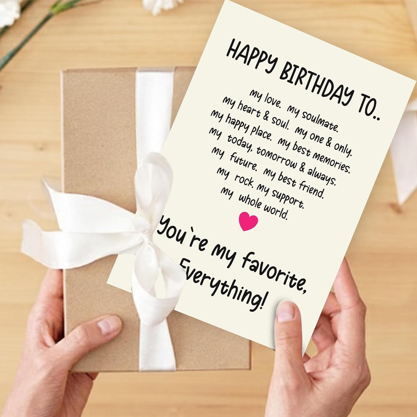 Happy birthday to my love- Funny Birthday Card – Hilarious Happy Birthday Cards for Men, Women, Dad, Mom, Brother, Sister, Friends & Family – Unique Greeting Card for Birthday Gifts & Party Decorations