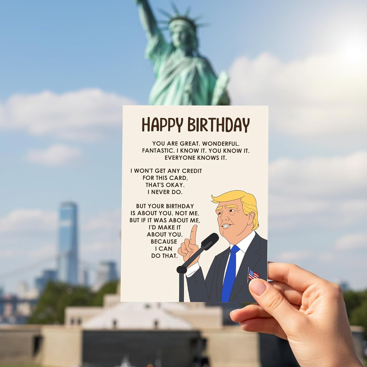 Happy birthday - Funny Birthday Card – Hilarious Happy Birthday Cards for Men, Women, Dad, Mom, Brother, Sister, Friends & Family – Unique Greeting Card for Birthday Gifts & Party Decorations