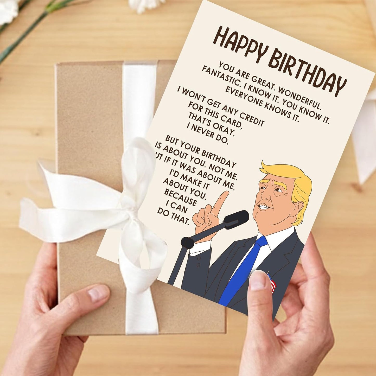 Happy birthday - Funny Birthday Card – Hilarious Happy Birthday Cards for Men, Women, Dad, Mom, Brother, Sister, Friends & Family – Unique Greeting Card for Birthday Gifts & Party Decorations