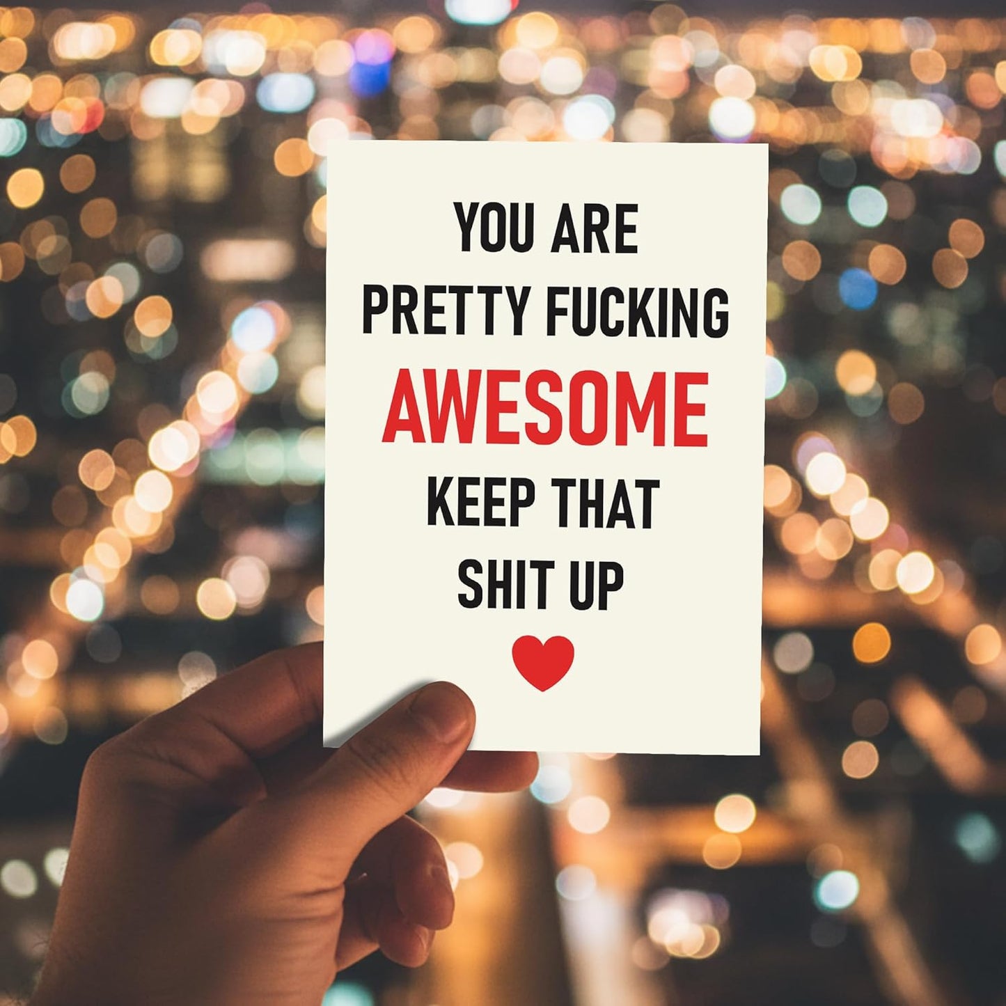 You are pretty fucking awesome keep that shit up - Funny Birthday Card – Hilarious Happy Birthday Cards for Men, Women, Dad, Mom, Brother, Sister, Friends & Family – Unique Greeting Card for Birthday Gifts & Party Decorations