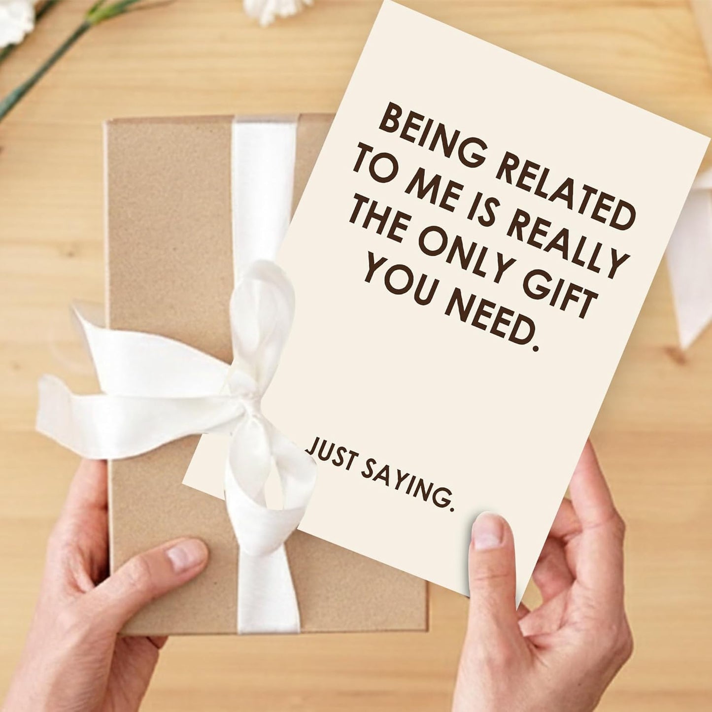 Being Related To Me Is  Really - Funny Birthday Card