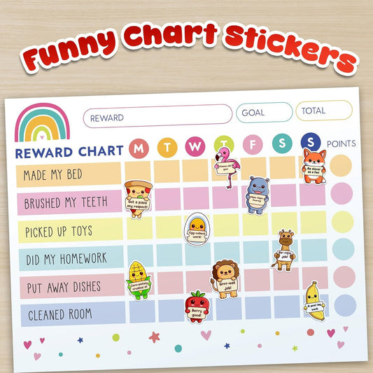 200PCS Punny Pals Stickers for Kids