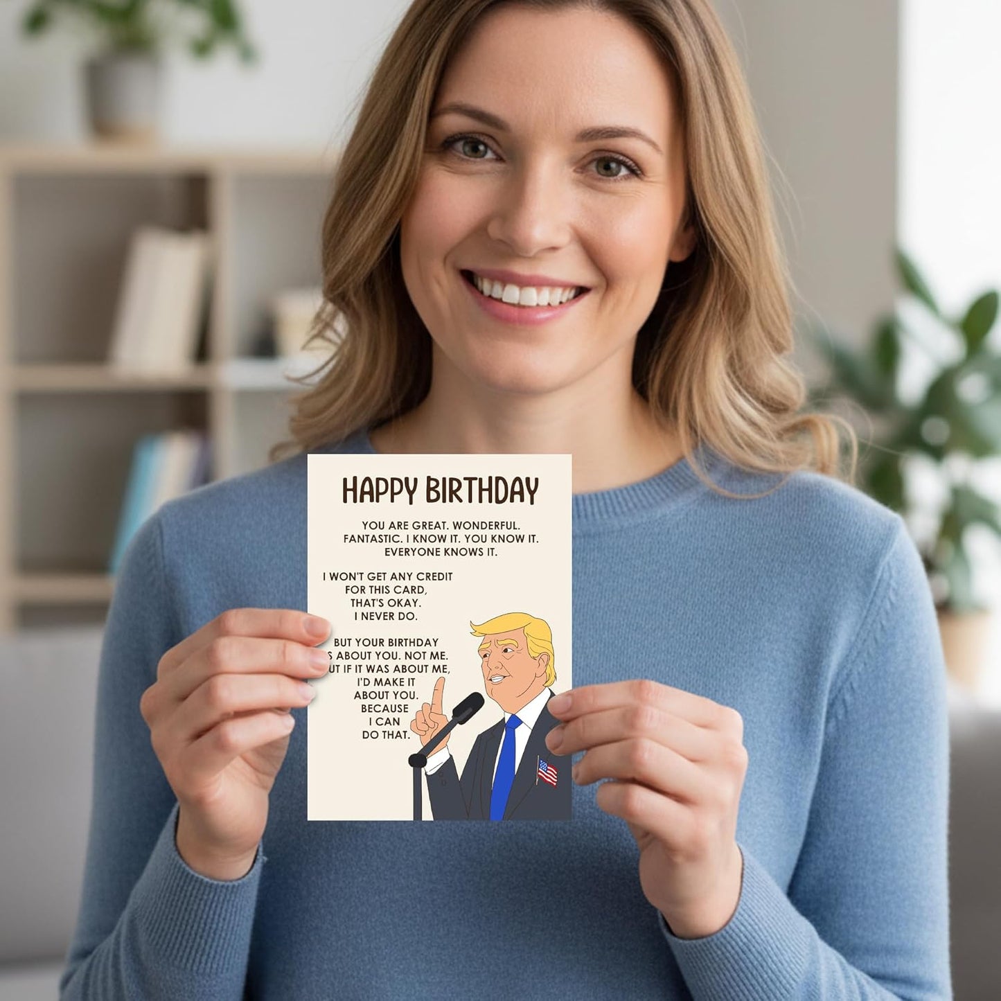 Happy birthday - Funny Birthday Card – Hilarious Happy Birthday Cards for Men, Women, Dad, Mom, Brother, Sister, Friends & Family – Unique Greeting Card for Birthday Gifts & Party Decorations