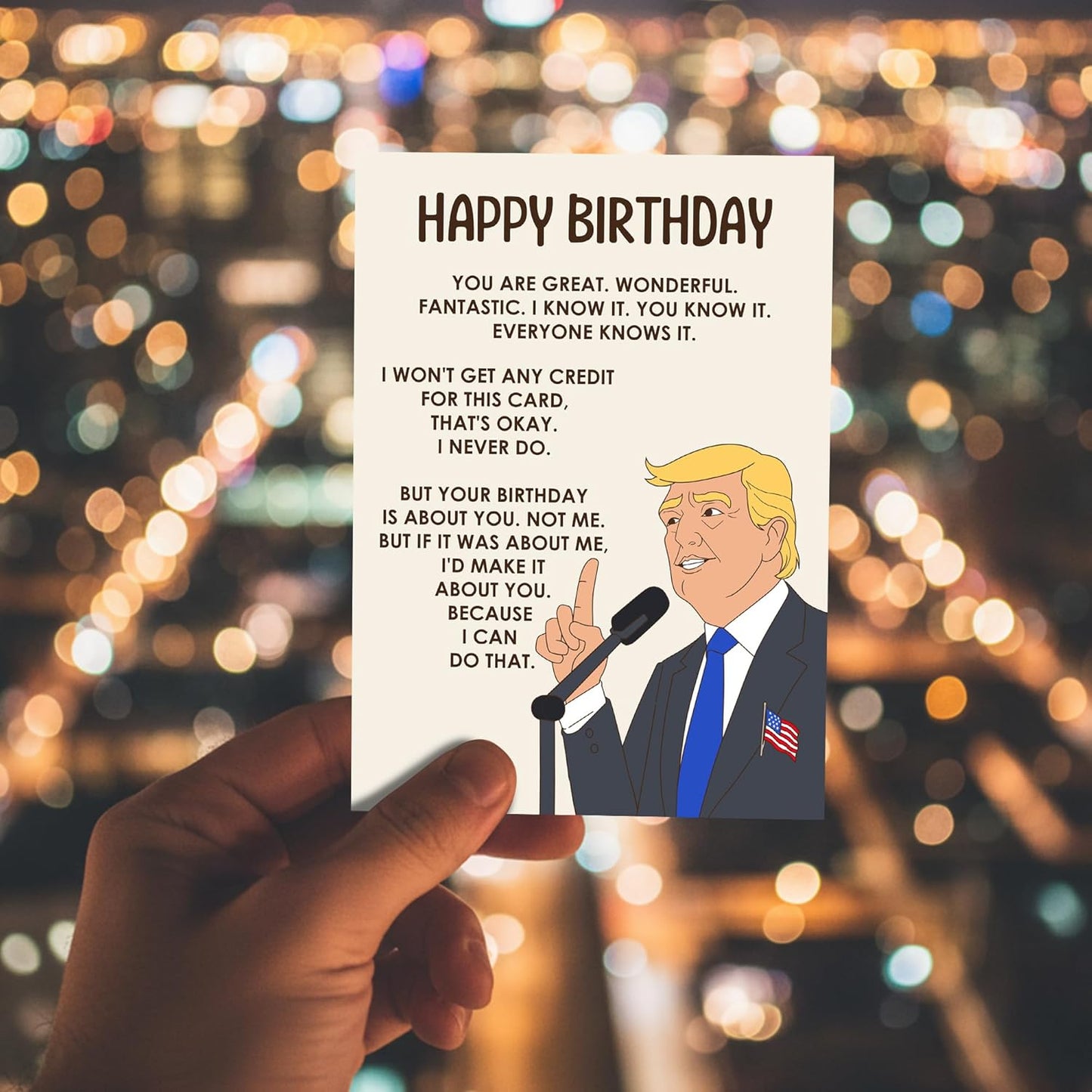 Happy birthday - Funny Birthday Card – Hilarious Happy Birthday Cards for Men, Women, Dad, Mom, Brother, Sister, Friends & Family – Unique Greeting Card for Birthday Gifts & Party Decorations