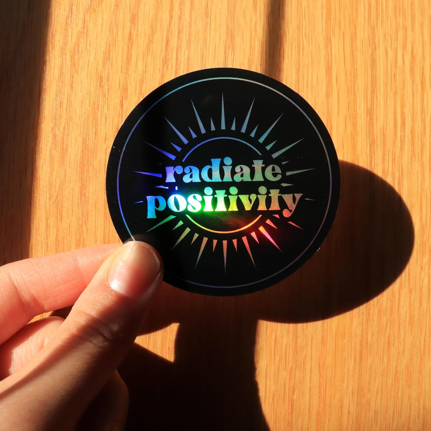 To the Stars Who Listen – Lumina Series Holographic Affirmation Stickers (100pcs)