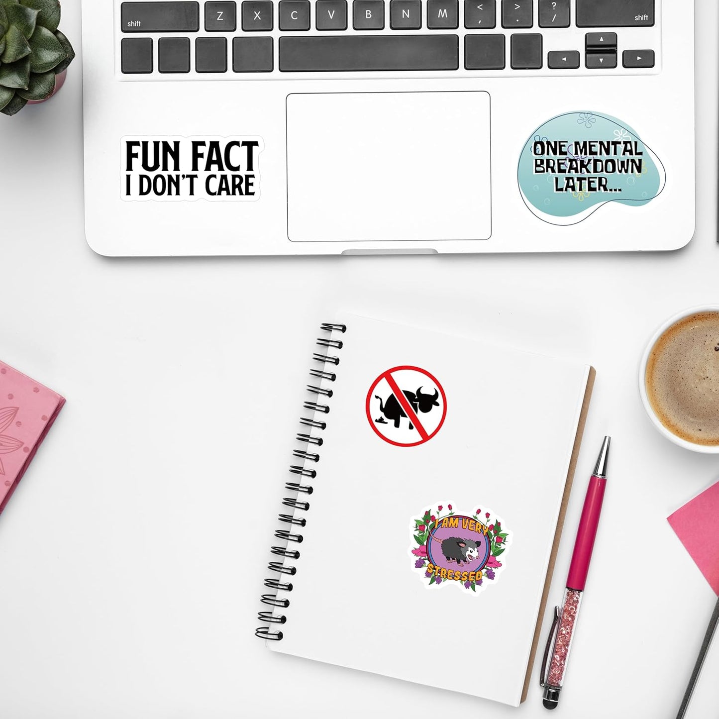 200 Adult Humor Meme Stickers – Waterproof Vinyl Decals for Water Bottles, Laptops & Hard Hats