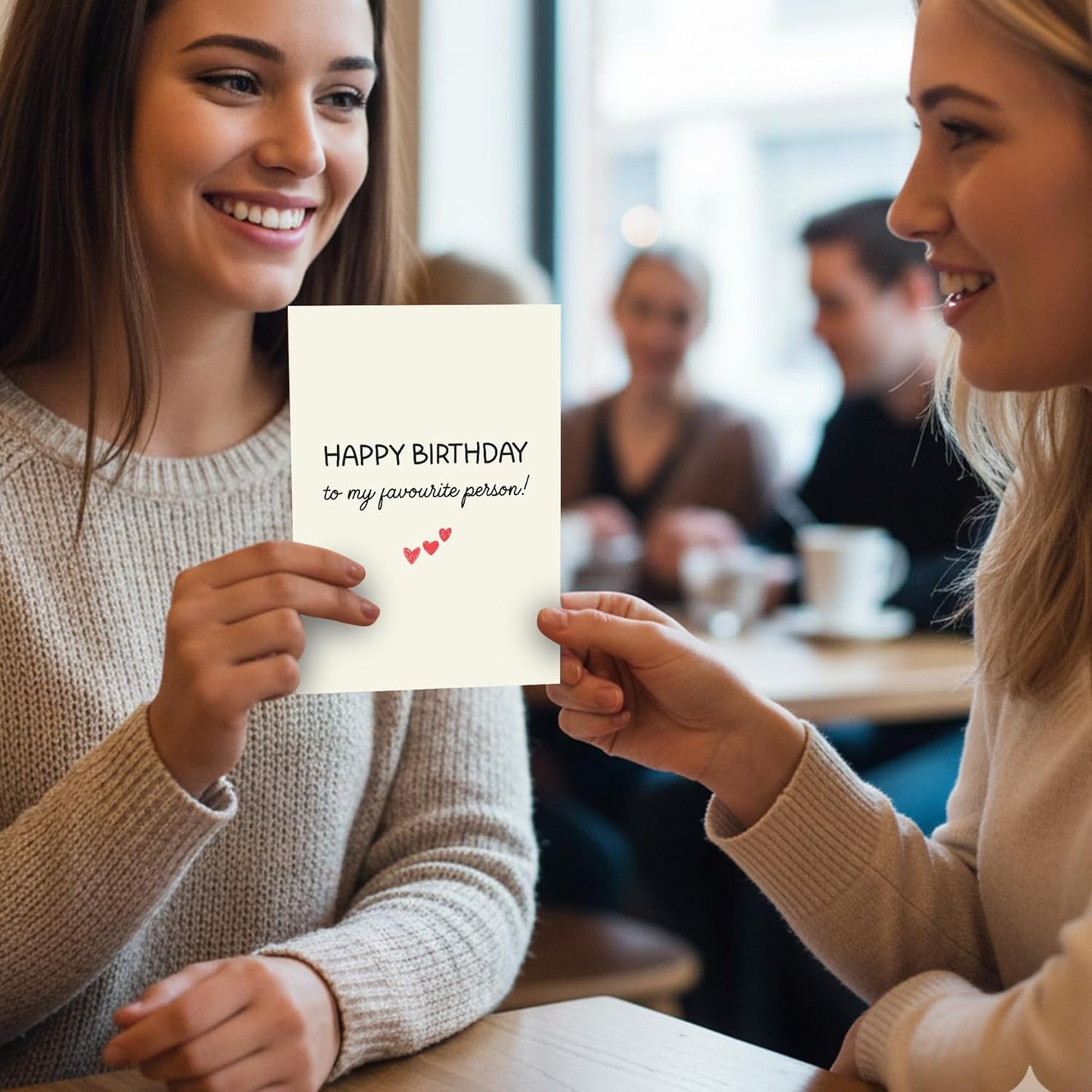 Happy Birthday To My Favourite Person - Funny Birthday Card – Hilarious Happy Birthday Cards for Men, Women, Dad, Mom, Brother, Sister, Friends & Family – Unique Greeting Card for Birthday Gifts & Party Decorations