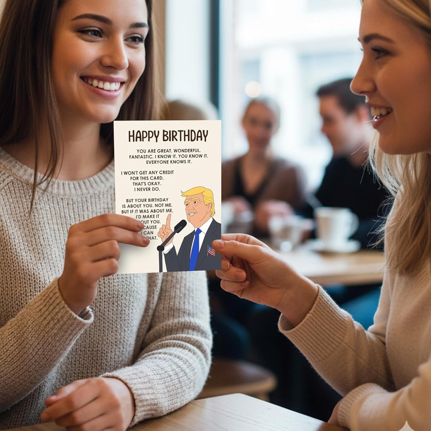 Happy birthday - Funny Birthday Card – Hilarious Happy Birthday Cards for Men, Women, Dad, Mom, Brother, Sister, Friends & Family – Unique Greeting Card for Birthday Gifts & Party Decorations