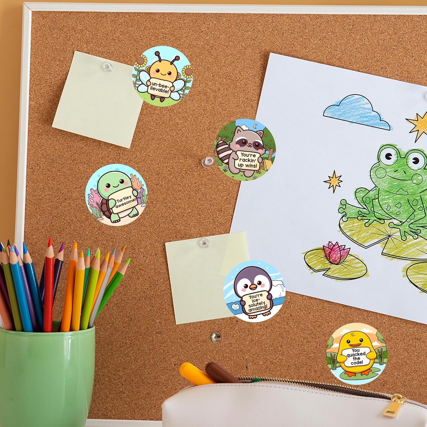 3 Rolls Scratch & Sniff Stickers for Kids by Puraesla – Emotional Support Scented Affirmation Stickers, Cute Classroom Reward Stickers for Teachers, School Motivation & Student Incentives
