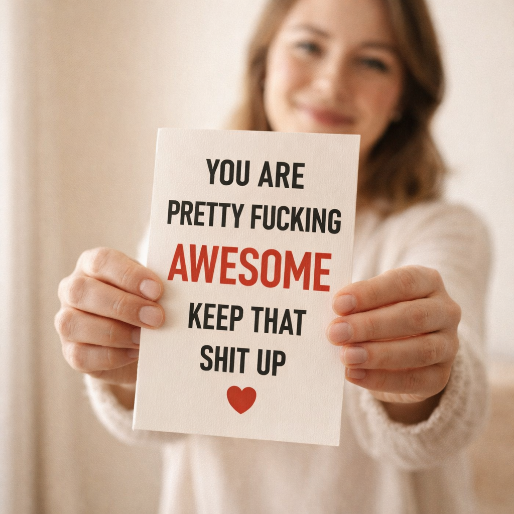 You are pretty fucking awesome - Funny Birthday Card