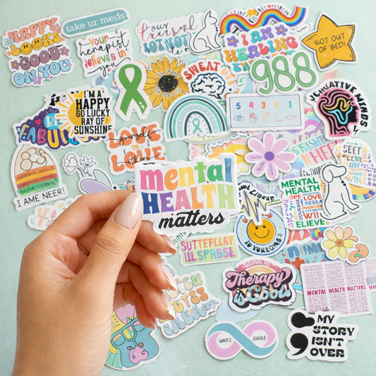 150 PCS Mental Health Matters Stickers Pack