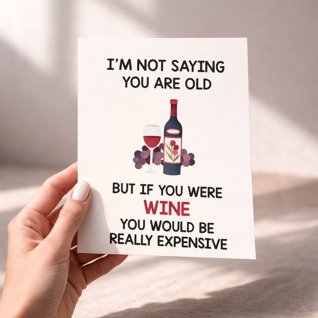I'M NOT SAYING YOU ARE OLD - Funny Birthday Card