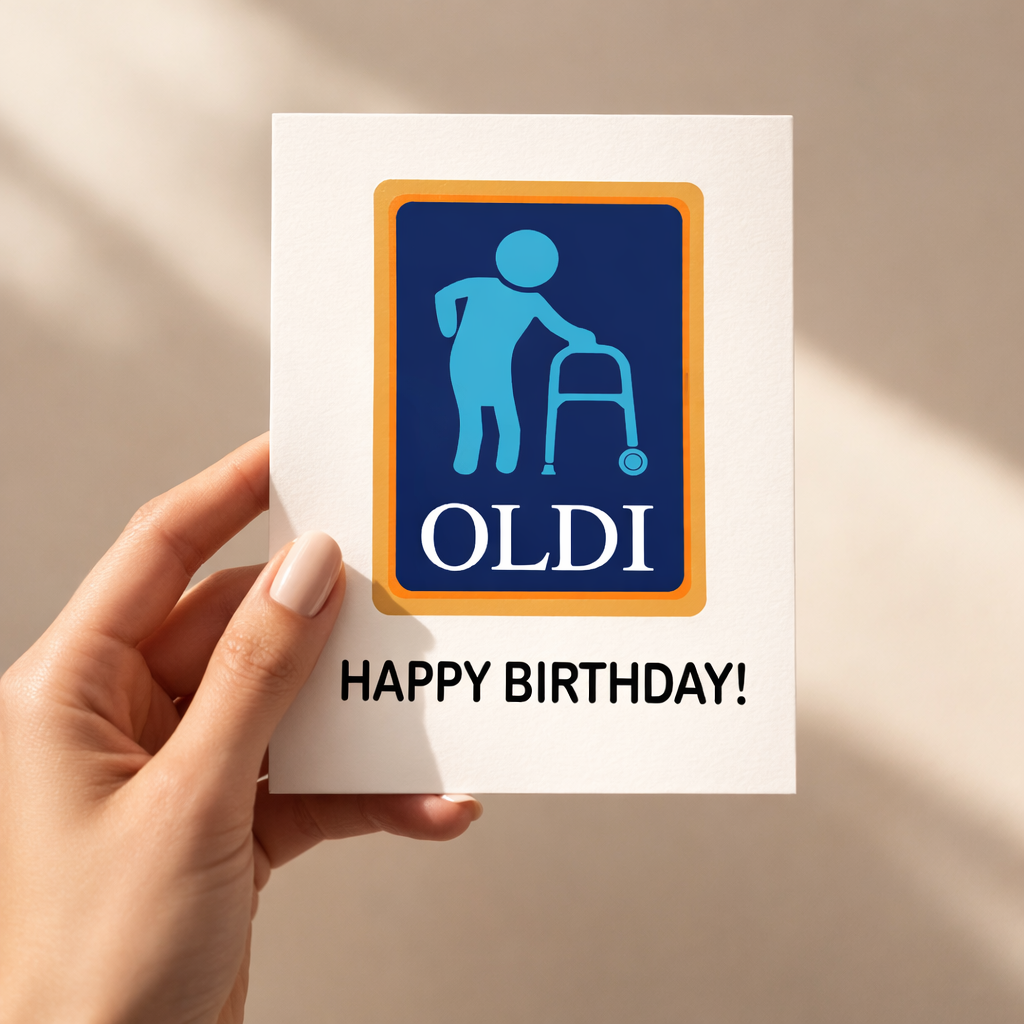 OLDI happy birthday - Funny Birthday Card