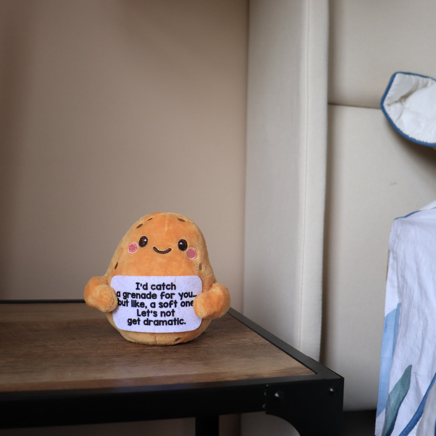ScoopUp Squad Plush Potato - Positive Birthday Gift for Women Men Teacher, ScoopUp Squad Uplifting Affirmation with 30 Cards, Emotional Funny Supportive Messages for Friends, Family, Coworker