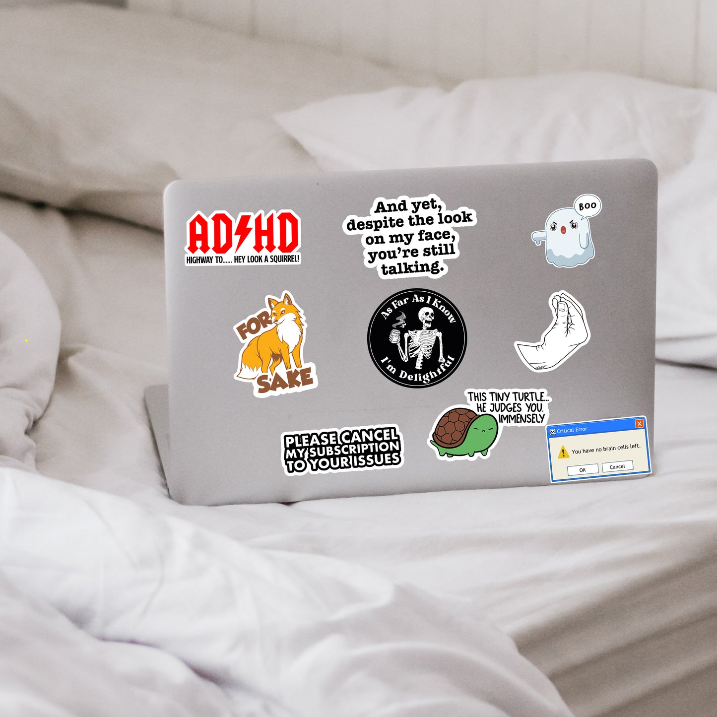 130 Pcs Funny Saying Stickers for Adults Quote Water Bottles Stickers Pack Waterproof Cool Accesory for Laptop, Bumper, Phone, Hard Hats, Wall, Window Decals
